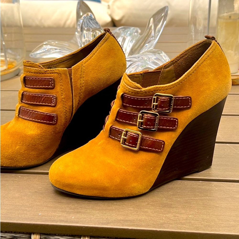 Tory Burch• Gabriella Suede and Leather Bootie